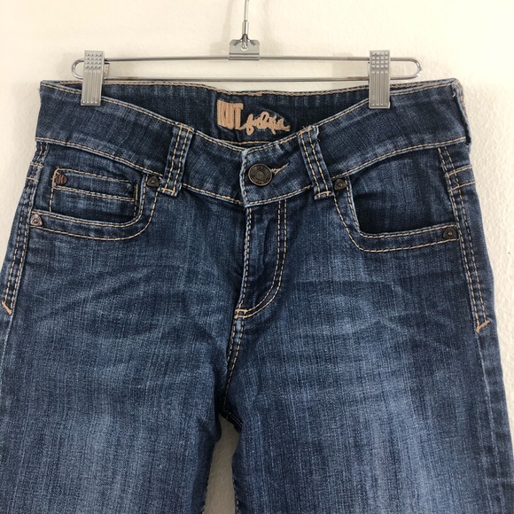 KUT from the Kloth 6 Pckt Flap Bermuda Capri Jeans - Picture 2 of 7